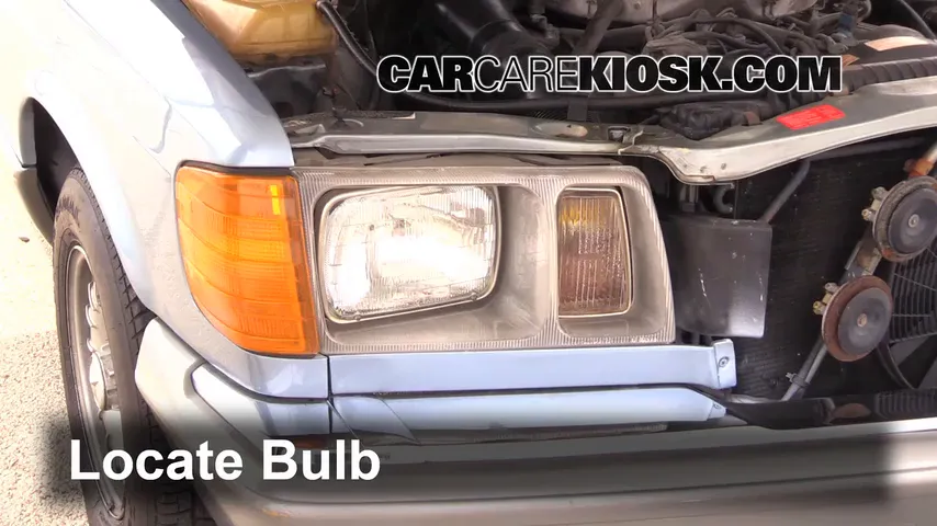 1981 Mercedes-Benz 380SEL 3.8L V8 Sedan (4 Door) Lights Fog Light (replace bulb)